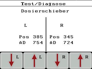 Exempel Test/diagnos doseringsslid n ERVERA Risk för skador på grund av rörliga maskindelar. Under testet kan maskindelar förflytta sig automatiskt.