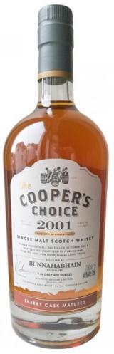 BUNNAHABHAIN 2001 Det är det alltid extra spännande med Islaywhisky från Cooper s Choice företagets grundare inledde ju sin whiskybana just på Islay.