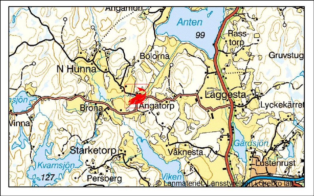 Elfiskestationen i Bronaån. Flosjöbäcken, 138-217 Vid elfisket, station 3, fångades 74 öringar, vilket utgör en skattad besättningstäthet av 32 öringar per 100 m 2.
