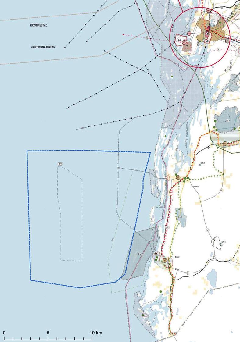 Den anvisar områden för havsbaserad vindkraft utanför Korsnäs och Sideby och landbaserad vindkraft på Bergö.