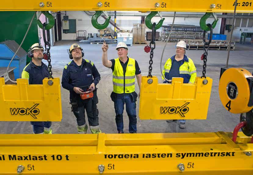 David Bergström, Patrik Bergström och Klas Wilhelm, Dematek samt Jonas Falk, Uddeholms AB i Hagfors.