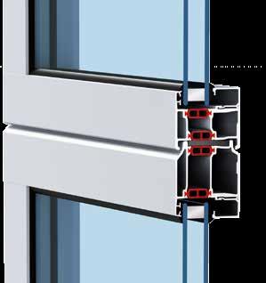 Sidodörrar med likadant utseende finns på sid 48 ALR F67 Thermo Glazing ALR 67 Thermo Glazing är speciellt lämplig för uppvärmda försäljningsutrymmen.
