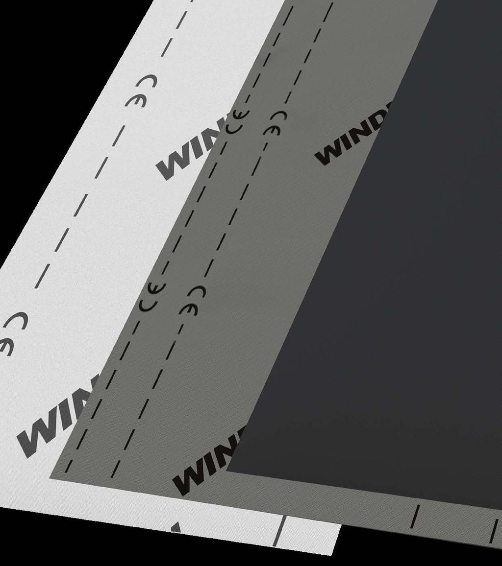 Tekniska specifikationer WindFoil 95 TM WindFoil 95 är en kraftig, diffusionsöppen duk i tre skikt som används som vindskydds duk i enkla ytterväggsbeklädnader.