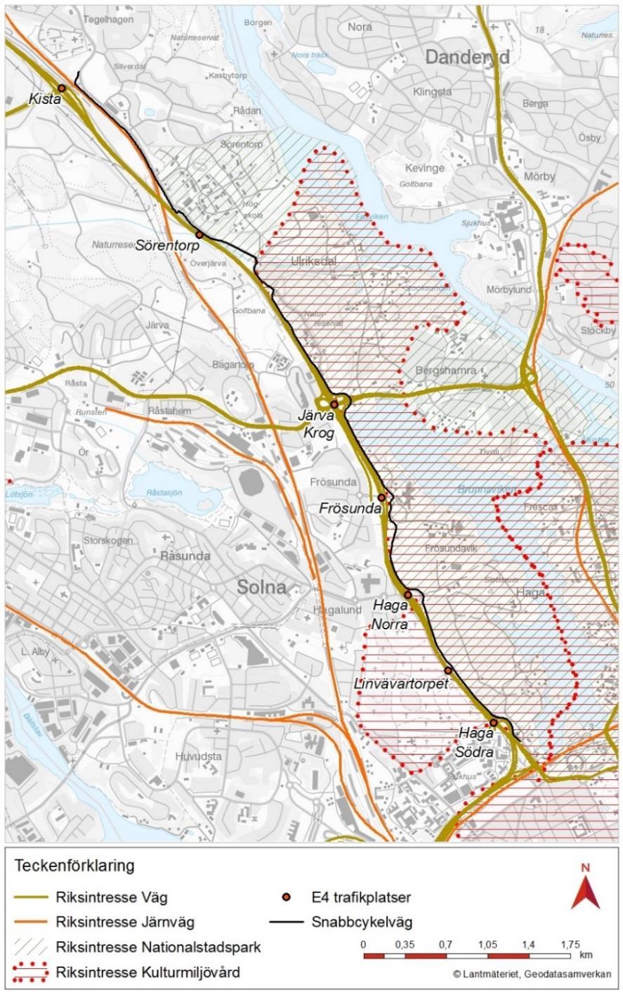 2.5. Riksintressen Geografiska områden som är av nationell betydelse kan beslutas vara av riksintresse. I 3 kap.
