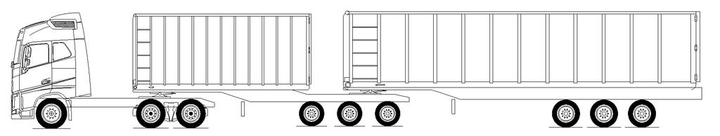 3 axliga dragbilar BK1 & BK4 < 4,4m