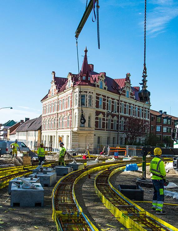Spårvägsbygget tar över Lund Projektet ska, utöver bygga en spårvägsanläggning, även kunna erbjuda stadens människor en fungerande vardag under byggtiden, ett projekt vid sidan av projektet.
