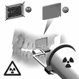 20.2 Ta röntgenbild Infektionsrisk! Skyddshandskar skall användas när bildplattan placeras i patientens mun. 21 22 Bildplattorna är försedda med symbolen.