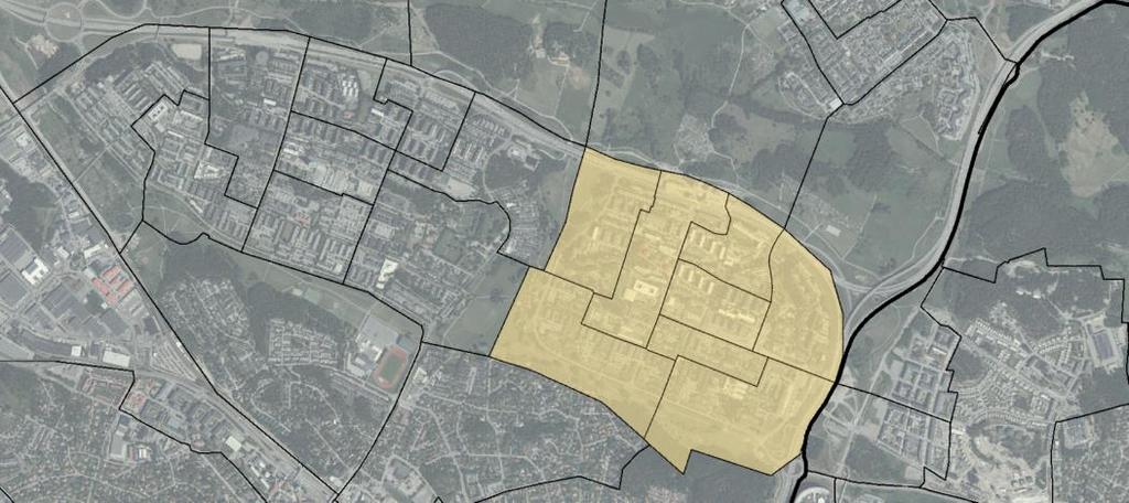 DeSO som bygger upp stadsdelen Rinkeby i Stockholm.