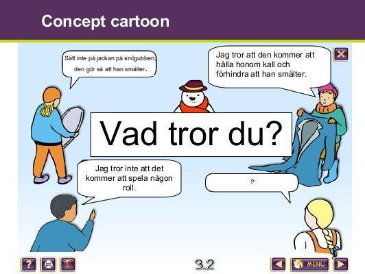 CONCEPT CARTOONS OBS! Fria att ladda ner men inte via Bedömningsportalen!