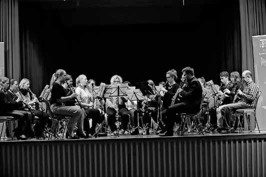 Viel Beifall und lang anhaltenden Applaus für feine Klänge erntete das Klarinetten Quartett nach ihren anspruchsvollen Darbietungen.