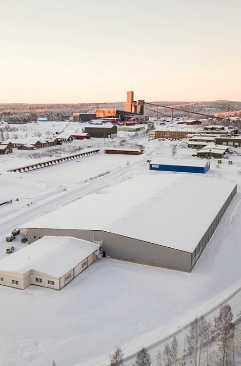 I Aitik minskade den anrikade volymen jämfört med föregående kvartal men var i nivå med volymen ifjol.