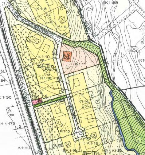 Sida 2 av 4 Sökande inkom den 5 oktober 2017 med en ansökan om planbesked för fastigheterna Vrå 1:11 och Vrå 1:655. Vrå 1:11 är 2267 m 2 och Vrå 1:655 är 2502 m 2.