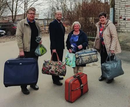 Efter missionstillfället blev det tal om att Sibbomarthor hade stickat filtar som familjen Heikkilä fört till skyddshemmet Dikoni i Viborg.