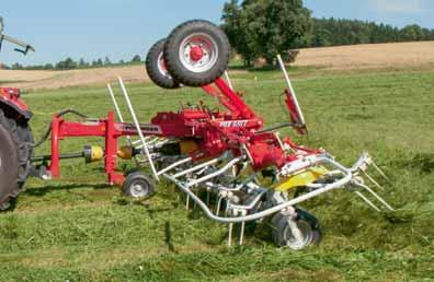 Kompakt och säker vid transporter För att få en stabil transport sker kopplingen via en robust rörbygel till