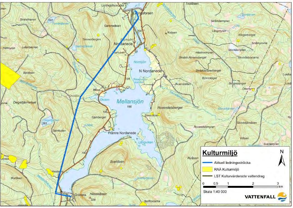 Skadeförebyggande åtgärder Underhållsröjning av ledningsgatan sker främst för hand i syfte att ha så liten påverkan på naturmiljön som möjligt. Användande av motorfordon i ledningsgata ska minimeras.