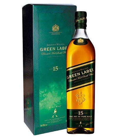 Så kom då turen till protokollförarens favorit; Johnnie Walker Green Label. Det är ingen singel malt, men Johnnie får vara med för att han är blandad av bl a Cragganmore och Caol Ila.