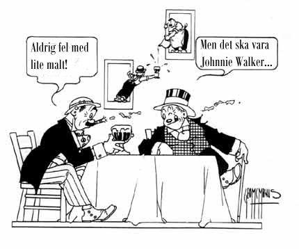 Och pilsnern serverades i traditionell dansk flaska. Apropå historia.
