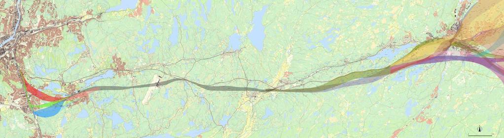 Arbetet framåt Tidigare framtagna korridorer Borås Almedal Mölnlycke Bollebygd Mölndal Utifrån de nya