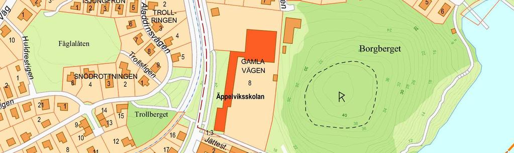 planläggning av del av Smedslätten 1:1 i stadsdelen Äppelviken vid Korsvägen 15.