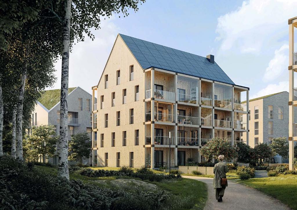 Nyskapande teknik Teknik i sig är inte ny, man har byggt hus av trä länge. Passivhusprincipen med låga värmeförluster har använts i vårt land sedan 1700-talet.