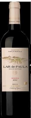 till moderna riojaviner på vingården Bodegas Lar de Paula.