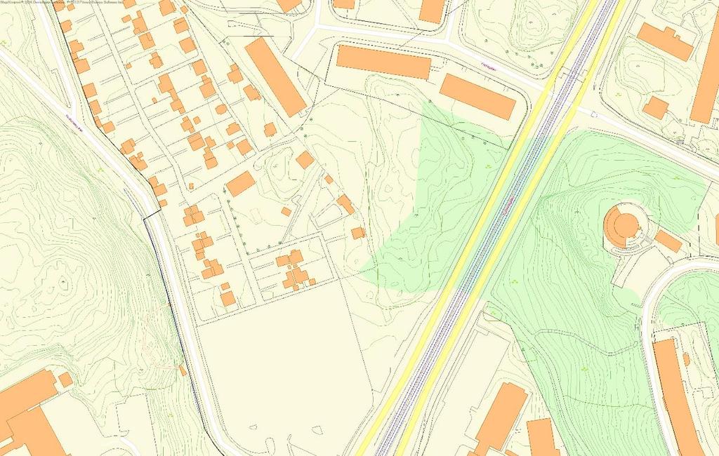 kontorsnäringar och bostäder och verksamheter bör integreras för ömsesidig nytta, t.ex. kontor och handel i bottenvåningar och i mer bullerutsatta lägen.