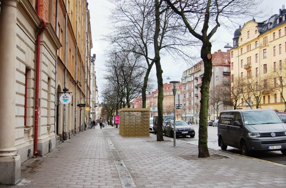 Sida 11 (20) Fotomontage för att illustrera byggnad för utrymning på Karlbergsvägen- Hälsingegatan Planförslagets konsekvenser Länsstyrelsen, Stockholms stad och Solna kommun har gjort bedömningen