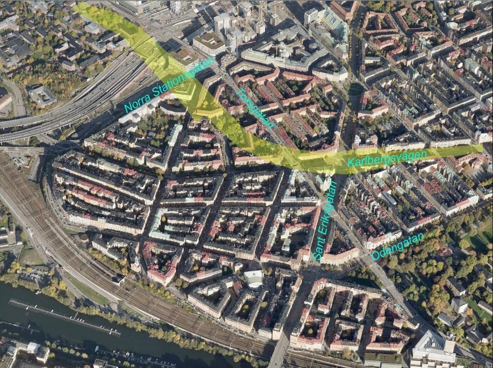 Sida 4 (20) Stockholms stad, i tunnelbanans influensområde. Stockholms läns landsting genom Förvaltningen för utbyggd tunnelbana, FUT, ansvarar för utbyggnaden av tunnelbanan.