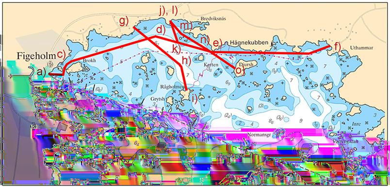 2017-02-16 10 Nr 638 Inför rörledning a) - f) a) 57-22,40N 016-33,22E b) 57-22,39N 016-33,37E c) 57-22,43N 016-33,40E d) 57-22,59N 016-34,27E e) 57-22,51N 016-34,90E f) 57-22,54N 016-36,13E Inför