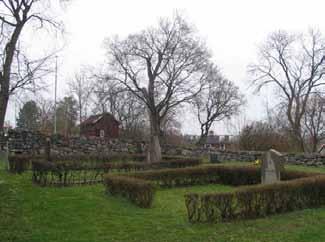 Minneslund Finns på Södra kyrkogården, se separat rapport. Byggnader Mindre servicebod norr om kyrkan. Övrigt Belysningen på kyrkogården består av ett antal lyktstolpar av äldre karaktär.