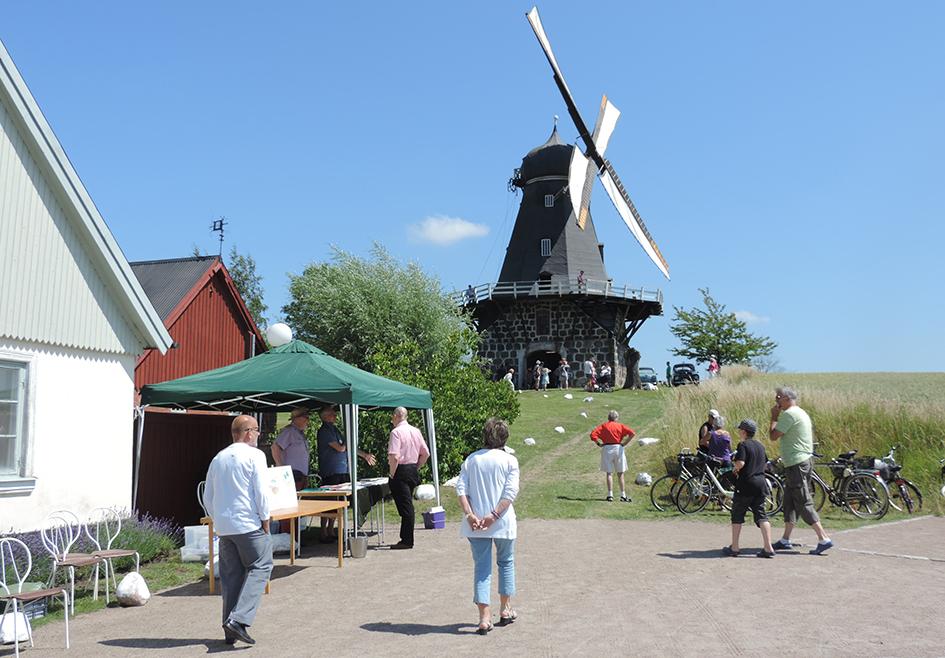 MÖLLEDAG VID AGGARPS KVARN den 2 juli har också blivit ett