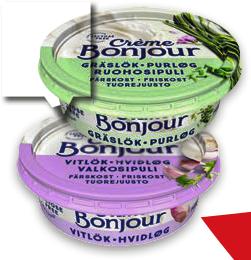 CRÈME BONJOUR 100g Flera olika sorter Gäller även