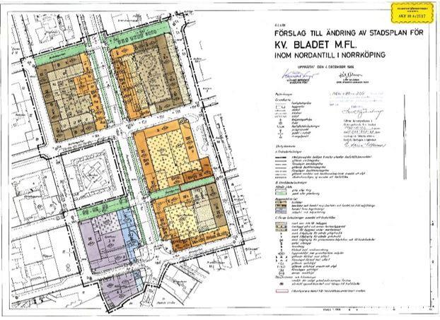 vidtas som förvanskar dess yttre och allmänna karaktär. Bestämmelserna anger vidare att byggnadshöjden över grundkartans nollplan är mellan 18,3 och 38 meter.