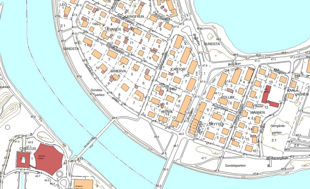 5 Planbeskrivning Detaljplan för kv Fenix 12 Planområdets läge i Karlstad Tidigare ställningstagande Riksintressen Planområdet ligger i anslutning till Klarälven som är av riksintresse för naturvård.