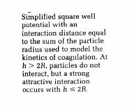Kinetiken för koagulering Studera hur två kolloidala partiklar bildar en dimer Hastighet för aggregering: dn 2 = k2n dt n = antal partiklar n = antal vid tiden t = 0 1 n Man kan mäta experimentellt