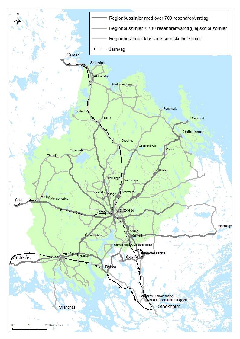 Bilagor Strategi för regionbusstrafik i Uppsala län Figur