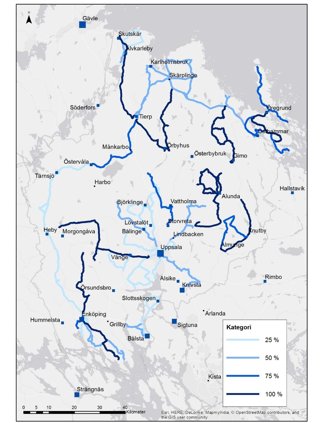 Bilagor Strategi för regionbusstrafik i Uppsala län Figur 6.