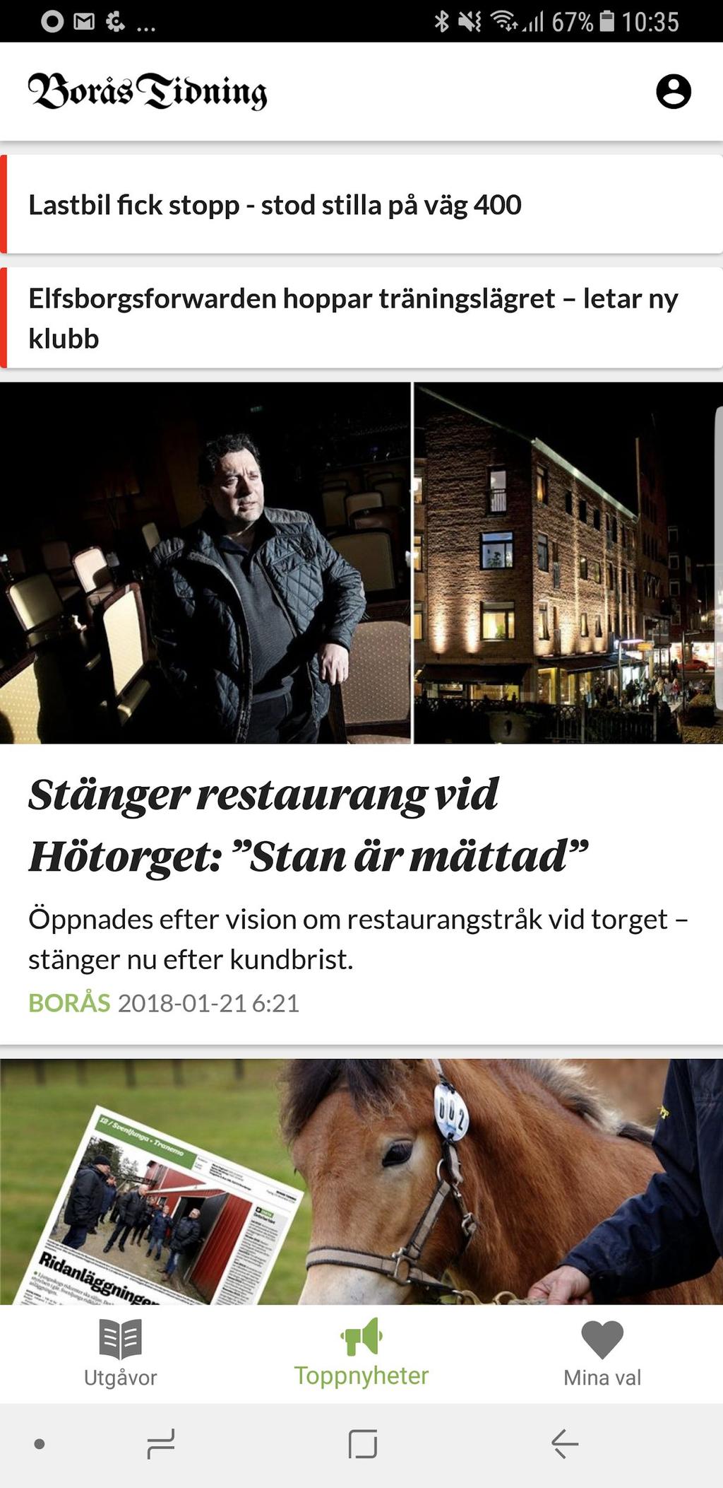 Alltid uppdaterade nyhetsflöden, de senaste nyheterna, mest lästa nyheterna, sport och kultur. Mobila användare är redan bekanta med nyheter och mediaflöden i sociala medier.