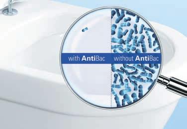 Den antibakteriella tekniken är trygg för miljön och hälsan eftersom AntiBac använder mikropartiklar istället för nanopartiklar.