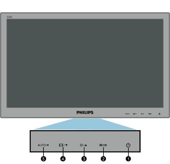 Installera LCD-monitorn Installera LCD-monitorn Produktbeskrivning, framsidan Ansluta till PC:n Sockeln Produktbeskrivning, framsidan Komma igång Optimera prestanda 1 SÄTTA PÅ och STÄNGA AV skärmen 2