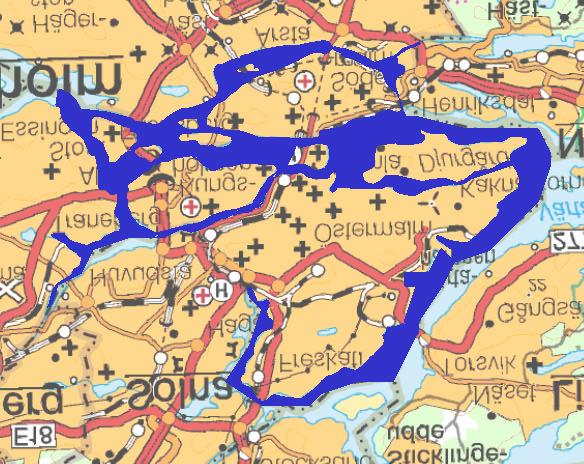 Bilaga 2:1 Stockholms hamnområden, ansvar vid sjö- och flygolyckor Stockholms stads ansvarsområde för räddningstjänst vid sjö- och flygolyckor på