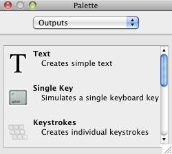 AppleScript - används för mer avancerad programmering Logic - elementära logiska funktioner (grindar) som exempelvis and, not, or. Basic Math - addition, subraktion, multiplikation, etc.