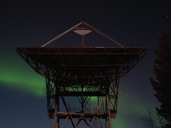 Beskrivningar av nya eller uppgraderade infrastrukturer för framtida satsningar Foto: Lars-Göran Vanhainen Svenska radaranläggningen EISCAT:s UHF-antenn i Kiruna som fyllde 30 år 2011.