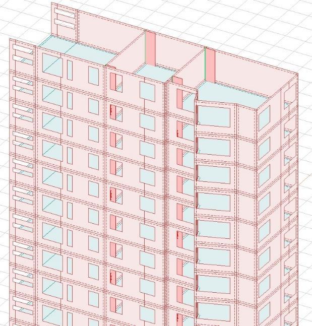 I tabell 5 nedan framgår det tydligt hur stor spännlast som är applicerad på varje vägg och var tredje våning. Stjärnvägg 1 och stjärnvägg 2 1 2.