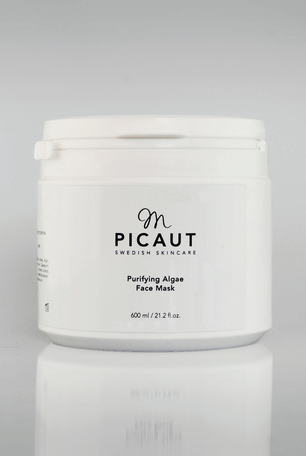 Purifying Algae Face Mask 600 ml (ca 43 msk) pulver, kabinprodukt. Funktion Rengörande och lugnande. Hudtillstånd Fet eller problem hud, även acne.