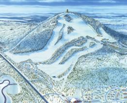 Vinter i Smålandsfjällen Vintertid är Isaberg Södra Sveriges största skidanläggning med 8 liftar, varav en