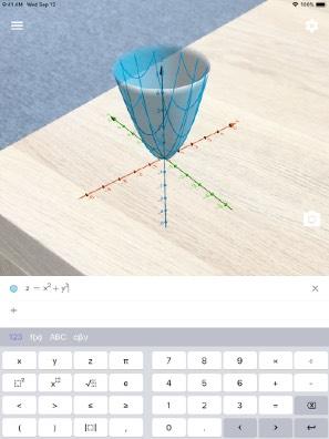 Lektionsidéer: Matematik GeoGebra Augmented Reality Förstärkt verklighet på ipad ger eleverna nya, engagerande upplevelser som hjälper dem att visualisera matematik i den verkliga världen.