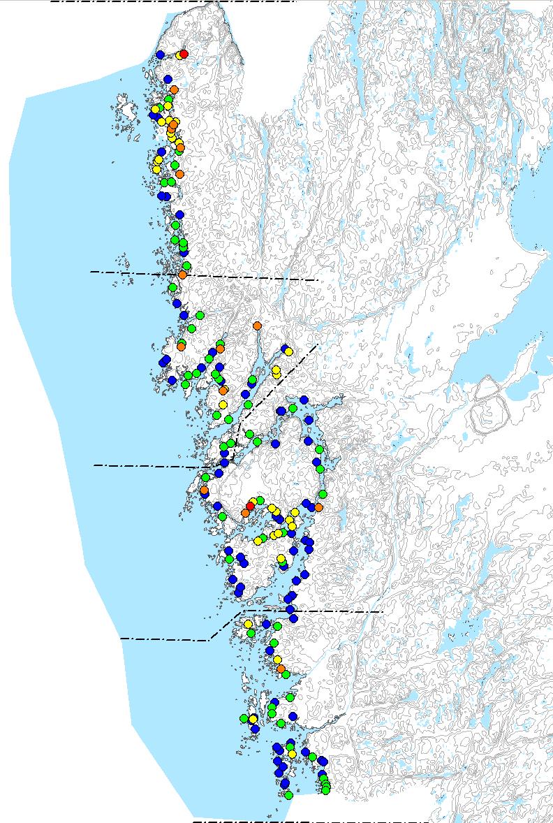 Region 1 HydroGIS AB 2010 Från referens 11 Region 2 Region 3 Täckningsgrad 76-100 %