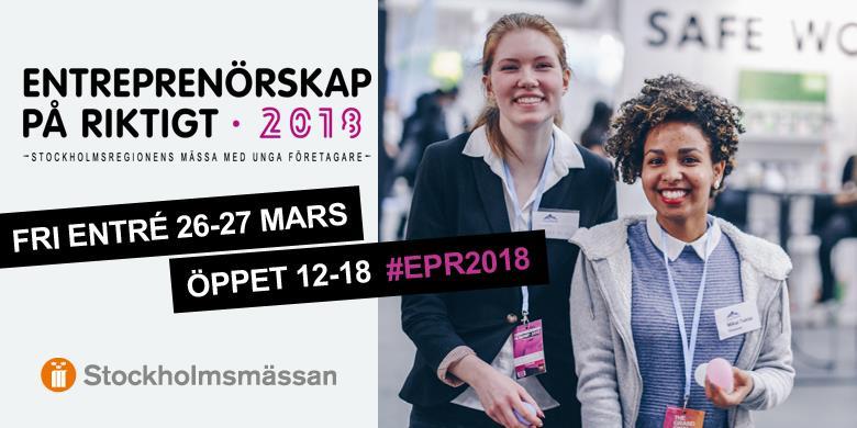 Utställarlista 26 mars Här hittar du alla UF-företag som ställer ut första dagen på Entreprenörskap på riktigt 2018.