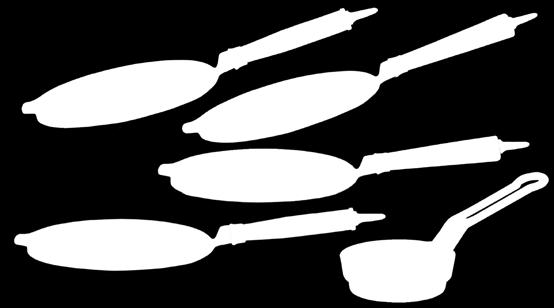 Art Produkt Skaft Förp EAN Ref Product Handle Outer Barcode PLÄTT & PANNKAKSPANNOR / PANCAKE PANS 120610 Plättpanna för 7 småplättar Rostfritt Cake pan for 7 small pancakes Stainless 4 7 331 059 120